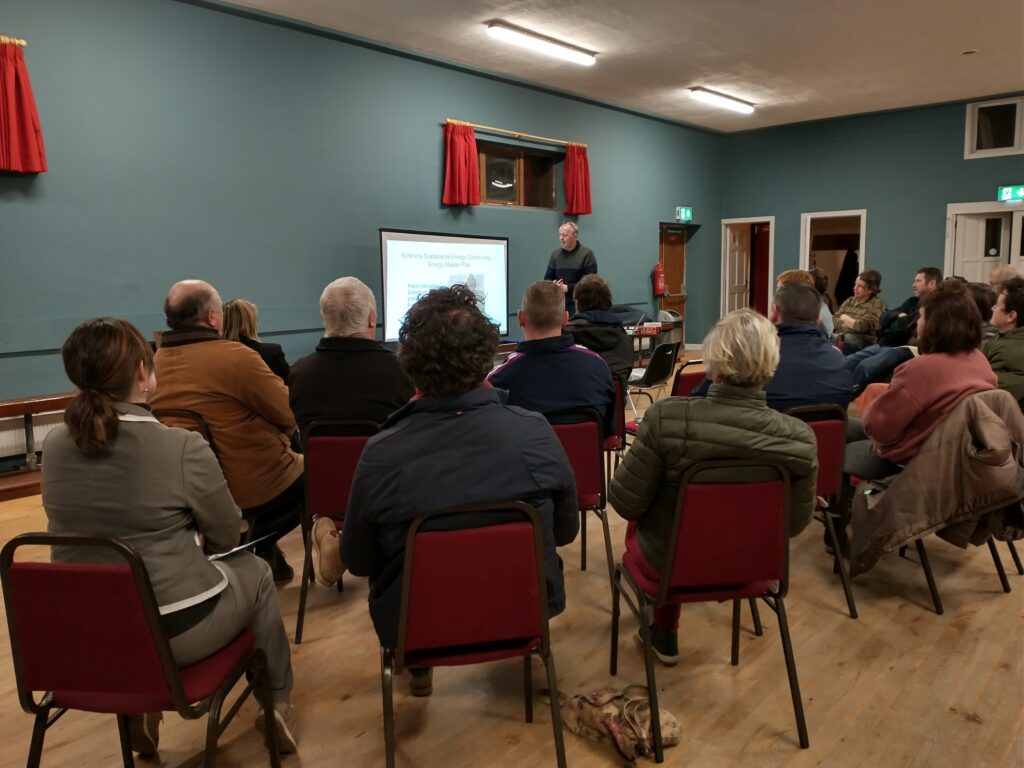 The launch of the Energy Masterplan took place in the Community Hall in Kilfenora 9/2/23